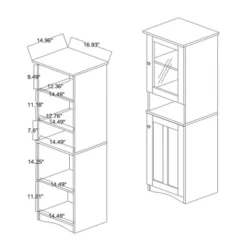 Lauren Wood Buffet And Hutch Kitchen Cabinet Oak Brown/Black - Baxton Studio 15 Lauren Wood Buffet And Hutch Kitchen Cabinet Oak Brown/Black - Baxton Studio -Baxton Studio GUEST 4febceb9 794b 4fd2 ba29 543b5f355919