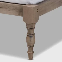 Iseline Wood Platform Bed Frame - Baxton Studio -Baxton Studio GUEST 50504795 114b 40ab 95f8 50c18c8a038f