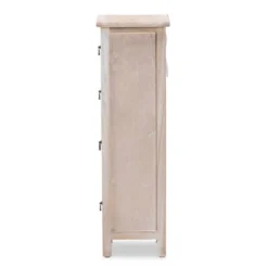 Seanna Wood 4 Drawer Storage Unit Light Brown - Baxton Studio -Baxton Studio GUEST 51a6ed7e fe75 4275 8080 19723649e282