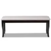 Cornelie Fabric Upholstered Wood Dining Bench - Baxton Studio -Baxton Studio GUEST 56256a6a 76a8 486a b3d2 098cae0d4f96