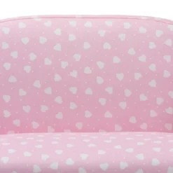 Erica Heart Upholstered Kids' 2 Seater Sofa Pink - Baxton Studio -Baxton Studio GUEST 57b3315a cd4b 499a b0d6 a28cc7ed03d4