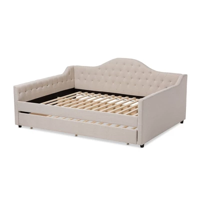 Eliza Daybed With Trundle - Baxton Studio 9 Eliza Daybed With Trundle - Baxton Studio - Image 7