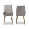 2pc Priscilla Velvet Fabric Upholstered Metal Dining Chair Set - Baxton Studio 2 2pc Priscilla Velvet Fabric Upholstered Metal Dining Chair Set - Baxton Studio -Baxton Studio GUEST 5b545d5d a9c5 44b9 8ab4 3b541ef4e989