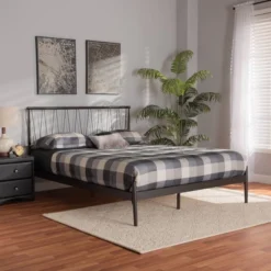 Samir Metal Platform Bed Black - Baxton Studio 12 Samir Metal Platform Bed Black - Baxton Studio -Baxton Studio GUEST 5b5f90e7 1944 45a4 af46 59a8fc916908