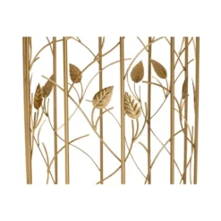 Anaya Glam Brushed Metal And Glass Leaf Accent End Table Gold - Baxton Studio -Baxton Studio GUEST 5c086bf2 6708 41d3 9226 4ada44b2418c