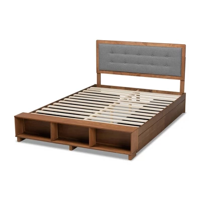 4 Drawer Cosma Transitional Wood Platform Storage Bed - Baxton Studio 4 4 Drawer Cosma Transitional Wood Platform Storage Bed - Baxton Studio - Image 2