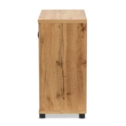 Zentra Wood 2 Door Storage Cabinet With Glass Doors Oak Brown/Black - Baxton Studio 13 Zentra Wood 2 Door Storage Cabinet With Glass Doors Oak Brown/Black - Baxton Studio -Baxton Studio GUEST 5cc48928 34bc 468c b6e5 56e76159ea11