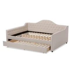 Eliza Daybed With Trundle - Baxton Studio 18 Eliza Daybed With Trundle - Baxton Studio -Baxton Studio GUEST 5cc7f545 11a8 492c 8213 c96ef5e06622