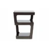 Clara Modern End Table With 3 Tieglass Shelves Black - Baxton Studio -Baxton Studio GUEST 5ccd8d76 00fb 440c 80e4 bb61e05d85d1