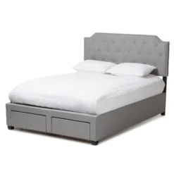 Aubrianne Modern And Contemporary Fabric Upholstered Storage Bed Gray - Baxton Studio 27 Aubrianne Modern And Contemporary Fabric Upholstered Storage Bed Gray - Baxton Studio -Baxton Studio GUEST 5de6fa93 3330 473c 8bb9 629d5cf08649