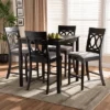 5pc Verina Upholstered Espresso Wood - Baxton Studio 2 5pc Verina Upholstered Espresso Wood - Baxton Studio -Baxton Studio GUEST 5ecb4278 33ed 446a a8c8 1dab10010dce