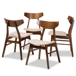 Set Of 4 Danica Dining Chair - Baxton Studio -Baxton Studio GUEST 5f365820 b278 48a6 8970 305562837065