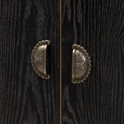 Denali Wood And Metal Storage Cabinet Brown/Black - Baxton Studio 12 Denali Wood And Metal Storage Cabinet Brown/Black - Baxton Studio -Baxton Studio GUEST 5ffb7546 c260 4b32 9d2f 3065857887ef