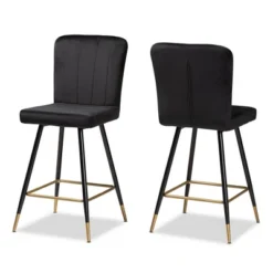 2pc Preston Two-Tone And Metal Bar Stool Set - Baxton Studio 17 2pc Preston Two-Tone And Metal Bar Stool Set - Baxton Studio -Baxton Studio GUEST 6111c70a 29f0 436c a6a1 1ae1c7cef8a3