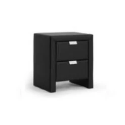 Frey Upholstered Modern Nightstand - Baxton Studio -Baxton Studio GUEST 61ade31b 406b 48e8 b3cd 6ec13842c1ae