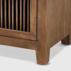 Clement 2 Drawer Wood Spindle Nightstand Brown - Baxton Studio -Baxton Studio GUEST 620ce8a1 3794 47d0 ae1d 485aa7ec3a95