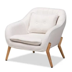 Valentina Velvet Natural Wood Armchair - Baxton Studio -Baxton Studio GUEST 6251b36c 88c0 4db3 ac58 7a3da6c07f08