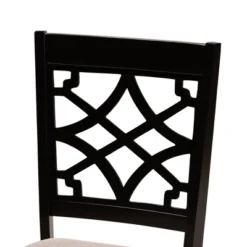 7pc Mael Dining Set Dark Brown/Espresso - Baxton Studio -Baxton Studio GUEST 64094148 6182 478e b77e f500e70618f8