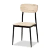 4pc Honore Wood And Metal Dining Chair Set Light Brown/Black - Baxton Studio -Baxton Studio GUEST 64717c6a aa3d 4f4e bc17 bd709de66cc2