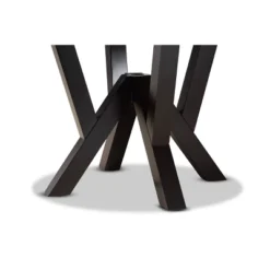 35" Irene Wide Round Wood Dining Table - Baxton Studio 12 35" Irene Wide Round Wood Dining Table - Baxton Studio -Baxton Studio GUEST 64f1d900 ee7b 4563 bffc 78002c36b67c