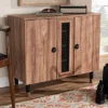 2 Door Valina Wood Entryway Shoe Storage Cabinet Brown - Baxton Studio -Baxton Studio GUEST 65f99c5c 25a2 4c2f a0a5 231f71ba8ab2