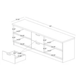Adelino Wood 2 Drawer TV Stand For TVs Up To 55" Oak Brown/Black - Baxton Studio -Baxton Studio GUEST 66b4e847 1512 4fe7 87b3 49fa8b4a63f6
