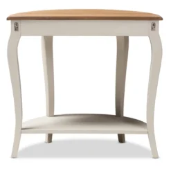 Cordelia Finished Console Table White - Baxton Studio -Baxton Studio GUEST 67555800 47e0 4e2e a504 6ae7c6ad0f04