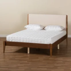 Lenora Wood Platform Bed - Baxton Studio -Baxton Studio GUEST 681f687b 9098 42d6 824e a55b2f839f2d