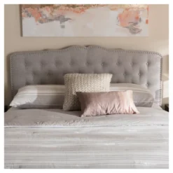 Lucy Modern And Contemporary Fabric Headboard - Baxton Studio -Baxton Studio GUEST 69f610ea 761b 49ac 96ff e7440d8e27d8