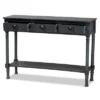Garvey Wood 3 Drawer Entryway Console Table - Baxton Studio -Baxton Studio GUEST 6cecc35e ba81 49c0 8751 415e44d478dd