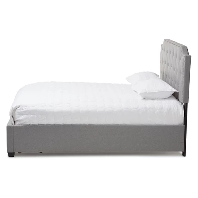 Aubrianne Modern And Contemporary Fabric Upholstered Storage Bed Gray - Baxton Studio 8 Aubrianne Modern And Contemporary Fabric Upholstered Storage Bed Gray - Baxton Studio - Image 6