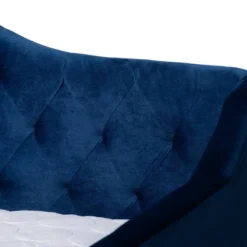 Perry Velvet Daybed With Trundle - Baxton Studio -Baxton Studio GUEST 70ddd774 09ab 4b91 8878 c77f6ee956fe