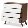 Hildon Mid-Century Modern Wood 4 Drawer Storage Chest Brown - Baxton Studio 2 Hildon Mid-Century Modern Wood 4 Drawer Storage Chest Brown - Baxton Studio -Baxton Studio GUEST 71eba9a8 2a98 43bf bedd 76c762632155