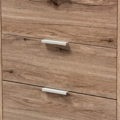 Laverne Modern And Contemporary Oak Finished 4 Drawer Chest Brown - Baxton Studio -Baxton Studio GUEST 74c1a4a9 249a 492f 9f8c 1da79c993a5b