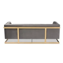 Ambra Velvet Sofa - Baxton Studio -Baxton Studio GUEST 74f88c87 4094 4da5 b23b 1b1b084a2473