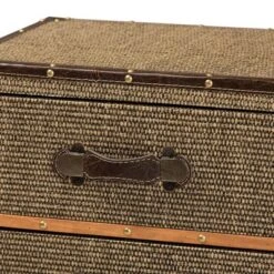 Owen Fabric Upholstered 4 Drawer Accent Storage Cabinet Brown - Baxton Studio -Baxton Studio GUEST 75947abc e97c 4139 93df f8b472059ad3