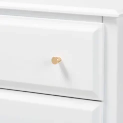 4 Drawer Naomi Wood Bedroom Chest White/Gold - Baxton Studio 12 4 Drawer Naomi Wood Bedroom Chest White/Gold - Baxton Studio -Baxton Studio GUEST 75af3dc7 883a 4b89 a416 4bffe5619d12