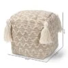 Noland Handwoven Moroccan Inspired Pouf Ottoman Natural/Ivory - Baxton Studio -Baxton Studio GUEST 762f57e0 9872 401b ae7f f1f73e5d335e