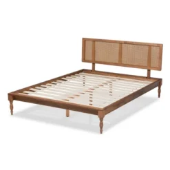 Romy Wood Platform Bed Ash Walnut - Baxton Studio -Baxton Studio GUEST 76c4cf58 dd3c 4d0c 93fe 643b9a732c6a