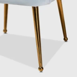 Cinzia Velvet Upholstered Seashell Shaped Accent Chair - Baxton Studio 16 Cinzia Velvet Upholstered Seashell Shaped Accent Chair - Baxton Studio -Baxton Studio GUEST 7713339a 5290 48ff 9e91 a192637cc755