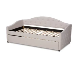 Becker Transitional Daybed With Trundle - Baxton Studio 12 Becker Transitional Daybed With Trundle - Baxton Studio -Baxton Studio GUEST 77fe50b2 29b8 4de5 8dc4 b8d3546052f7