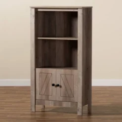 51.8" 3 Tier Derek Wood Bookcase Oak - Baxton Studio 13 51.8" 3 Tier Derek Wood Bookcase Oak - Baxton Studio -Baxton Studio GUEST 786f3bbd b492 46ec b8aa 595b24e092f7