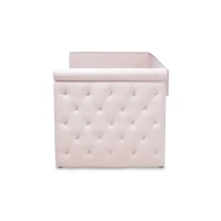 Amaya Velvet Daybed With Trundle - Baxton Studio -Baxton Studio GUEST 78c42f74 7a47 4f2a 83c6 79a11d0c82e1