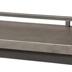 3pc Noll Upholstered Metal Counter Height Dining Set Gray - Baxton Studio -Baxton Studio GUEST 7a369bc3 02c3 408a 81ae 5f8f8f83b3dc