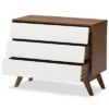 Hildon Mid-Century Modern Wood 3 Drawer Storage Chest Brown - Baxton Studio -Baxton Studio GUEST 7ce399bd d890 4a26 a907 f1c3a61005d7