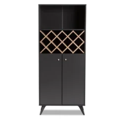 Serafino And Oak Finished Wood Wine Cabinet - Baxton Studio 18 Serafino And Oak Finished Wood Wine Cabinet - Baxton Studio -Baxton Studio GUEST 7d1c28ae fa23 4d51 a45c 8c25010ef523