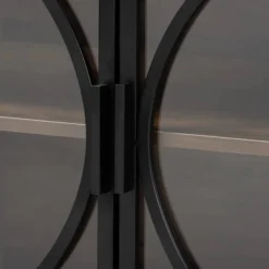 Carter Wood And Metal 2 Door Sideboard Dining Cabinet Walnut Brown/Black - Baxton Studio -Baxton Studio GUEST 7d5105a0 54fe 47c2 a591 feed4d0d1b31