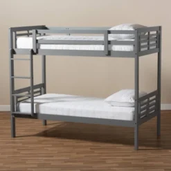 Twin Liam Bunk Bed - Baxton Studio -Baxton Studio GUEST 7e20f1f0 0757 4dee 80c4 9fb87173d225