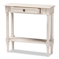 Ariella Whitewashed 1 Drawer End Table White - Baxton Studio 21 Ariella Whitewashed 1 Drawer End Table White - Baxton Studio -Baxton Studio GUEST 7e74605a e398 40d1 9b8f 7fb2020eec0a