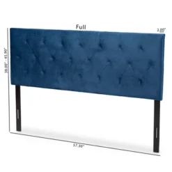 Felix Velvet Fabric Upholstered Headboard - Baxton Studio -Baxton Studio GUEST 7f5c9f4f c29f 439d 9287 97dce2cbc135